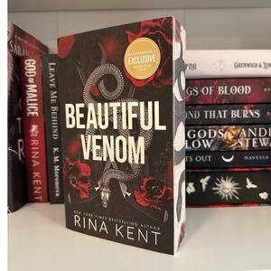Barnes & Noble Exclusive Beautiful Venom By Rina Kent W/ Signed Bookplate